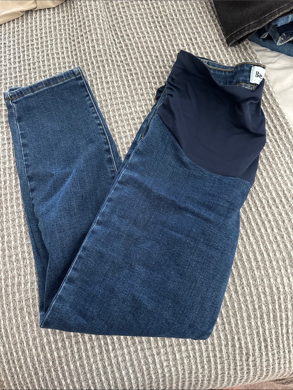 Bae the Label Maternity Dark Blue straight Denim Jeans